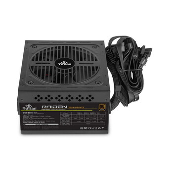 Fuente Alimentación Yeyian Raiden 750W 80 Plus Bronce Negra Fuente Alimentación Yeyian Raiden 750W 80 Plus Bronce Negra