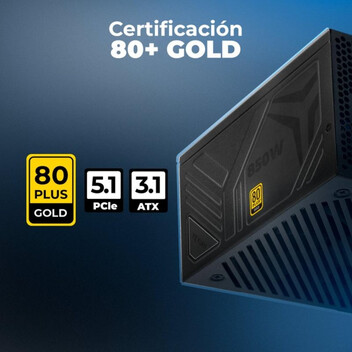 Fuente Alimentación Yeyian 850W 80 PLUS Gold YFG-8503M-P1 Modular ATX 3.1 PCI