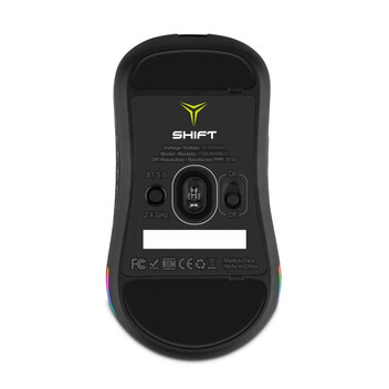 Yeyian Shift Ratón Gaming Inalalámbrico RGB 26000 DPI Negro
