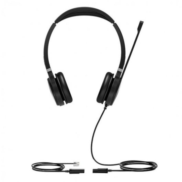 Yealink YHS36 Dual Auriculares de Banda Ancha para Teléfono IP Yealink