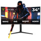 Yeyian YMC-FV234-M1 Monitor Gaming 34" WQHD 180Hz HDR10 FreeSync/G-Sync Compatible Curvo Yeyian YMC-FV234-M1 Monitor Gaming 34" WQHD 180Hz HDR10 FreeSync/G-Sync Compatible Curvo