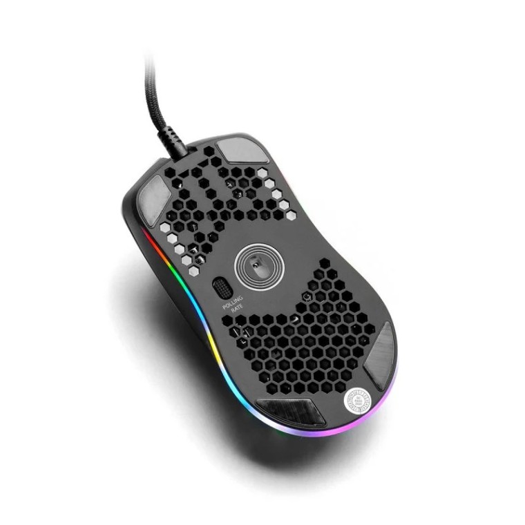 Yeyian Links Serie 3000 Ratón Gaming RGB 7200 DPI Negro