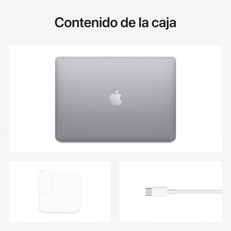 Apple MacBook Air Apple M1/16 GB/512GB SSD/GPU Hepta Core/13.3" Gris Espacial