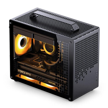 Torre PC Caja PC Jonsbo Z20 Black Mini Tower SPCC Vidrio Templado micro ATX SFX/SFX-L