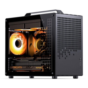 Torre PC Caja PC Jonsbo Z20 Black Mini Tower SPCC Vidrio Templado micro ATX SFX/SFX-L