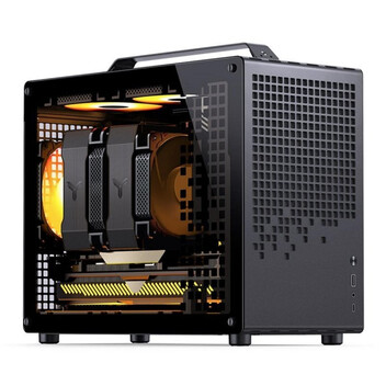 Torre PC Caja PC Jonsbo Z20 Black Mini Tower SPCC Vidrio Templado micro ATX SFX/SFX-L