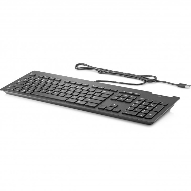 HP Business Slim Smartcard Teclado con Cable USB Negro