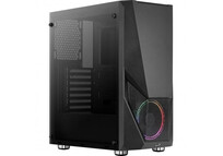 Aerocool Zauron Cristal Templado USB 3.1 RGB Negra
