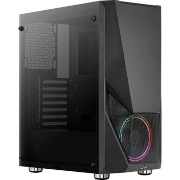 Aerocool Zauron Cristal Templado USB 3.1 RGB Negra Aerocool Zauron Cristal Templado USB 3.1 RGB Negra