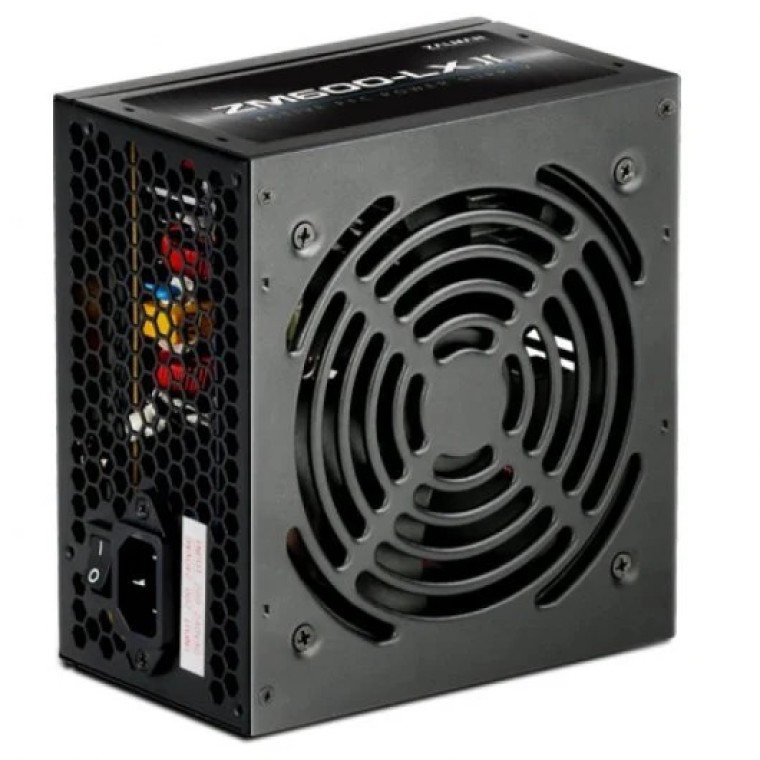 Zalman ZM600-LXII Fuente Alimentación PC 600W ATX 85% Eficiencia