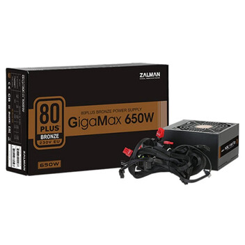 Fuente Alimentación Fuente Zalman ZM650-GVII 650W ATX Modular 80 Plus Bronze Ventilador 120mm Negra
