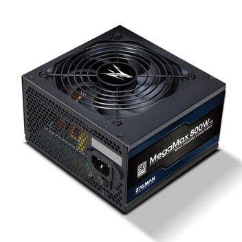 Fuente Alimentación Fuente ATX Zalman ZM800-TXII MegaMax 800W 80 PLUS Ventilador 12cm Activo Negro Fuente Alimentación Fuente ATX Zalman ZM800-TXII MegaMax 800W 80 PLUS Ventilador 12cm Activo Negro