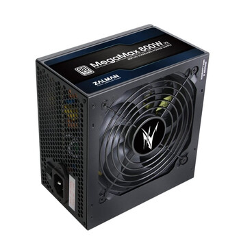 Fuente Alimentación Fuente ATX Zalman ZM800-TXII MegaMax 800W 80 PLUS Ventilador 12cm Activo Negro Fuente Alimentación Fuente ATX Zalman ZM800-TXII MegaMax 800W 80 PLUS Ventilador 12cm Activo Negro