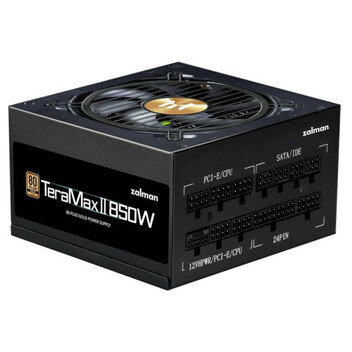 Fuente Alimentación Zalman 850W Plus Gold Alta Eficiencia TMX2 Modular Ventil Fuente Alimentación Zalman 850W Plus Gold Alta Eficiencia TMX2 Modular Ventil