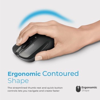 Promate Contour Ratón Inalámbrico 1600DPI Negro Promate Contour Ratón Inalámbrico 1600DPI Negro