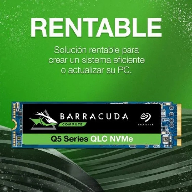 Seagate Barracuda Q5 SSD M.2 1TB QLC 3D NAND NVMe PCIe Gen3