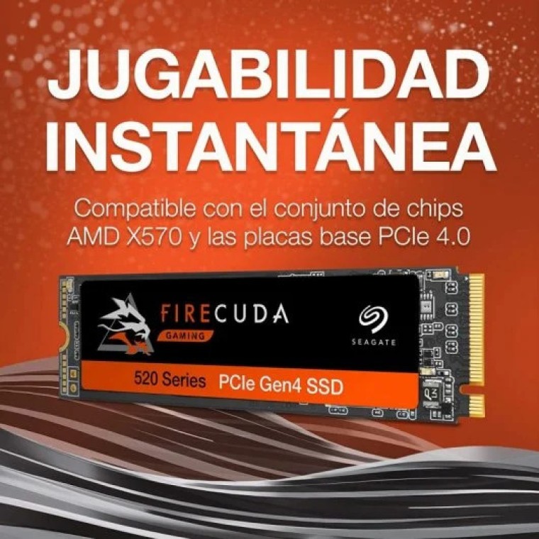 Seagate FireCuda 520 SSD 2TB M.2 PCIe 4.0 3D TLC NVMe