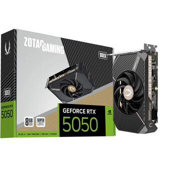 Tarjeta Gráfica Zotac Gaming RTX 5050 SOLO 8GB GDDR6 Reflex 2 RTX AI DLSS4