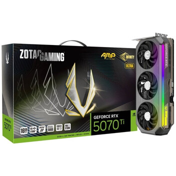 Tarjeta Gráfica ZOTAC GAMING GeForce RTX 5070 Ti AMP Extreme INFINITY ULTRA 16GB GDDR7 Reflex 2 RTX