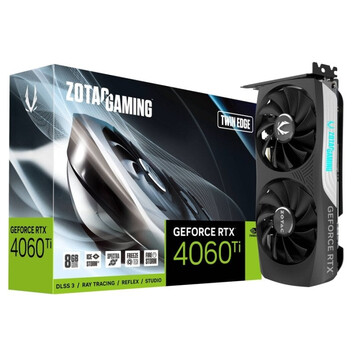 Tarjeta Gráfica Zotac Gaming GeForce RTX 4060 Ti Twin Edge 8GB GDDR6 DLSS3