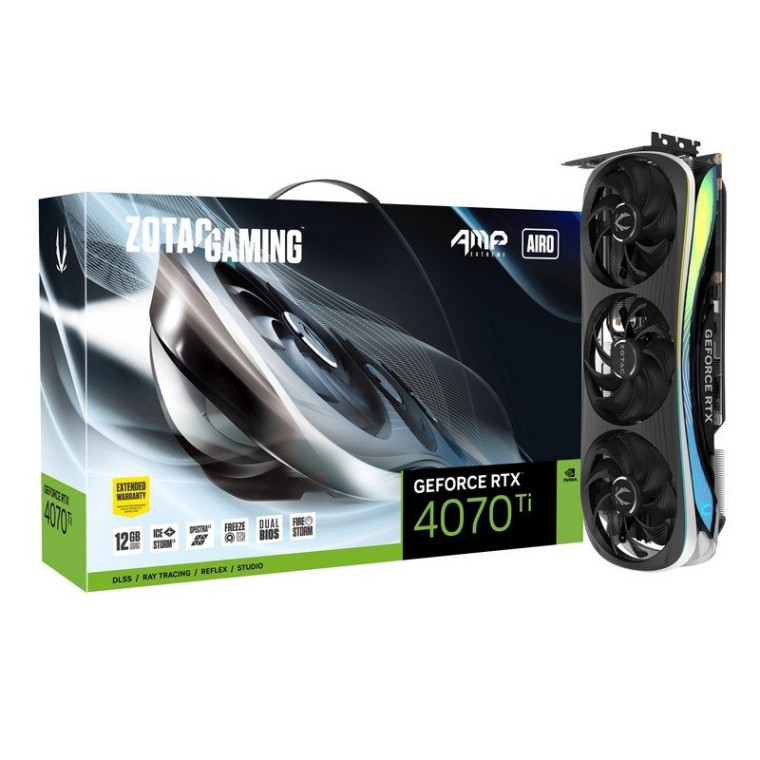 Zotac Gaming GeForce RTX 4070Ti AMP EXTREME AIRO 12GB GDDR6X DLSS3