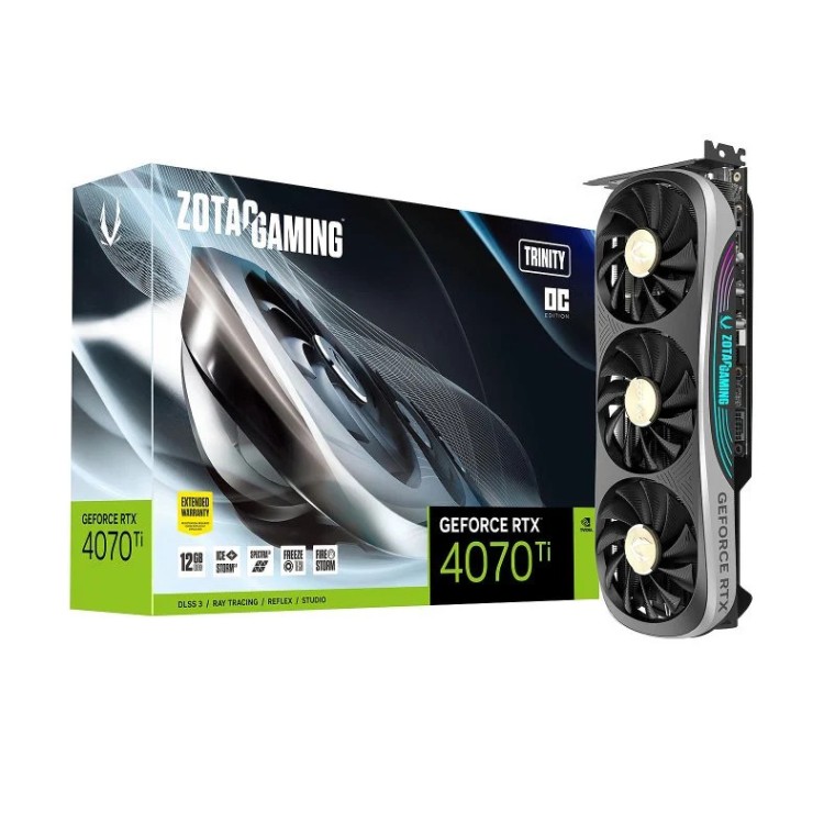 Zotac Gaming GeForce RTX 4070 Ti Trinity OC 12GB GDDR6X DLSS3