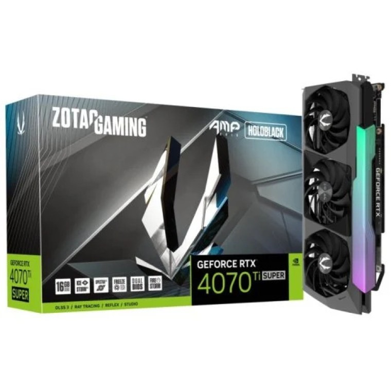 Zotac Gaming GeForce RTX 4070 Ti SUPER AMP HOLO 16GB GDDR6X DLSS3