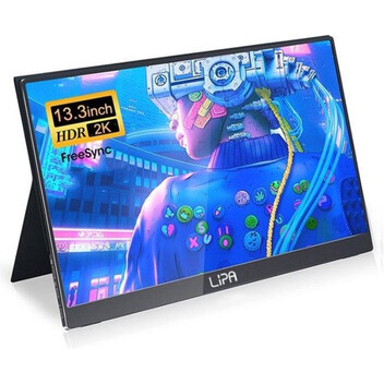 Monitor Lipa HDR-50 Monitor Portátil 13.3" LED 2K Monitor Lipa HDR-50 Monitor Portátil 13.3" LED 2K