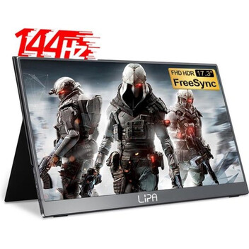Monitor Lipa HDR 60 Monitor Portátil LED 17.3" FullHD 144Hz Monitor Lipa HDR 60 Monitor Portátil LED 17.3" FullHD 144Hz