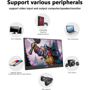 Monitor Lipa AX-60 Monitor Portátil 15.6" LED UltraHD 4K