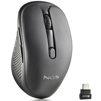 NGS Evo Jot Ratón Óptico Inalámbrico Bluetooth 1600 DPI Negro NGS Evo Jot Ratón Óptico Inalámbrico Bluetooth 1600 DPI Negro