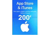 Tarjeta Regalo Apple - 200€ Euros - Código Digital