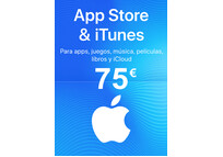 Tarjeta Regalo Apple - 75€ Euros - Código Digital