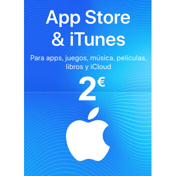 Tarjeta Regalo Apple - 2€ Euros - Código Digital