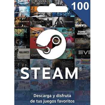 Tarjeta Regalo Steam - 100€ Euros - Código Digital Tarjeta Regalo Steam - 100€ Euros - Código Digital