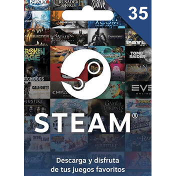 Tarjeta Regalo Steam - 35€ Euros - Código Digital