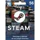 Tarjeta Regalo Steam - 56€ Euros - Código Digital