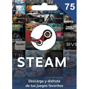 Tarjeta Regalo Steam - 75€ Euros - Código Digital