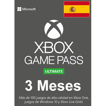 Suscripción Xbox Game Pass Ultimate - 3 Meses (España)