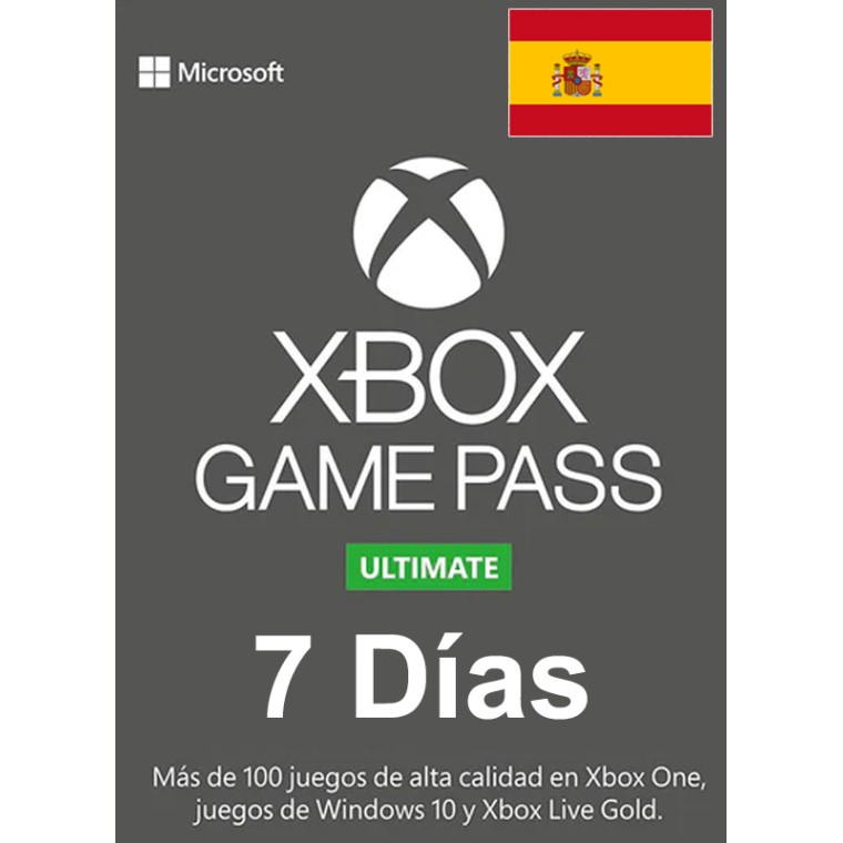 Suscripción Xbox Game Pass Ultimate - 7 días (España)