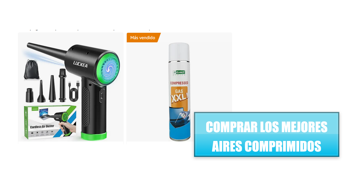 Comprar aire comprimido y sopladores para PC