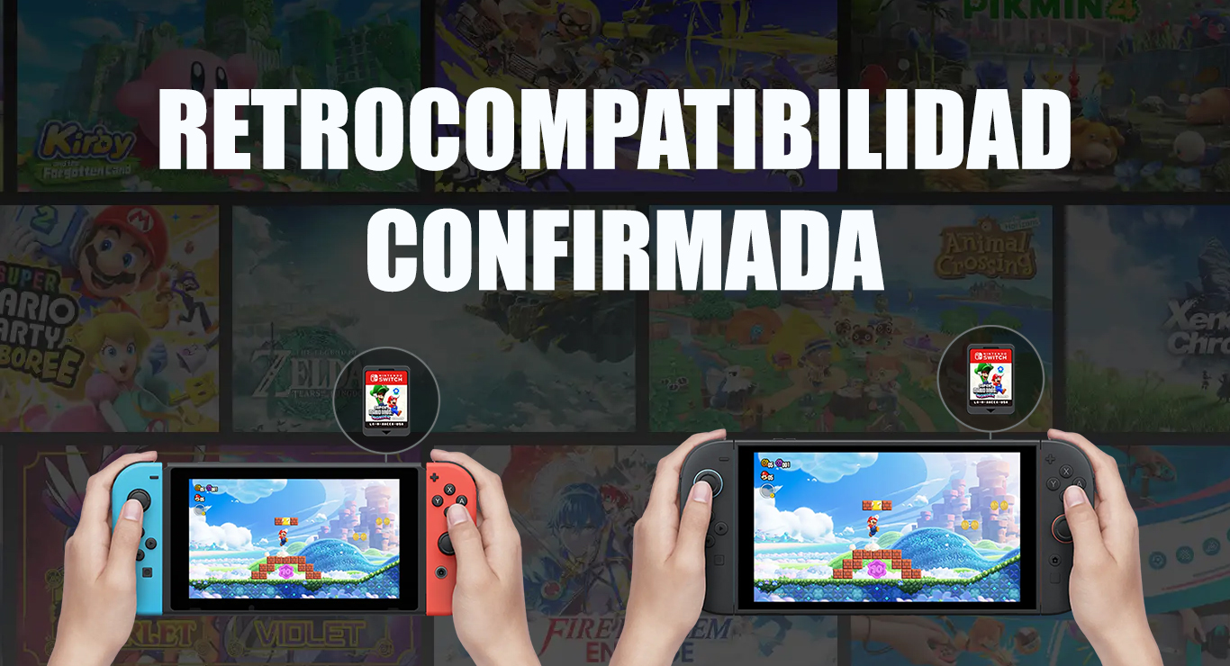 Retrocompatibilidad confirmada en Nintendo Switch 2