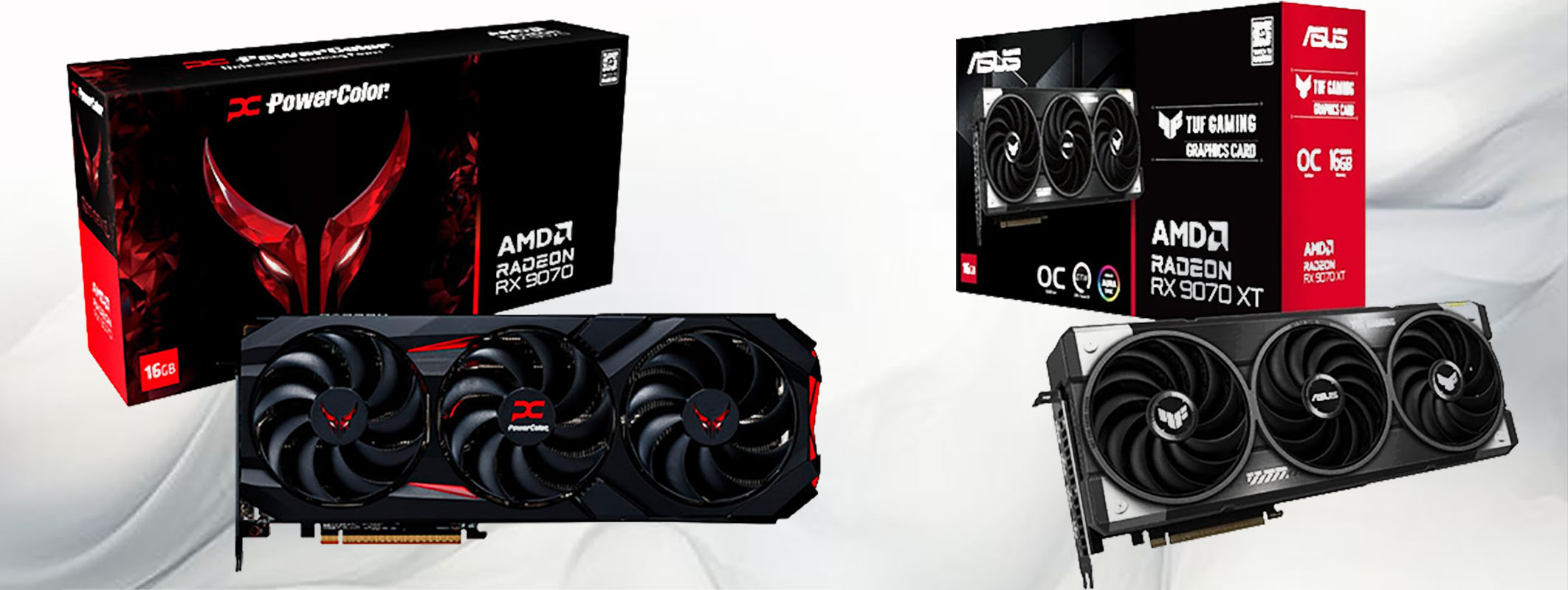 Tarjeta Gráfica RX 9070 XT y RX 9070